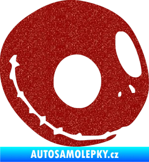 Samolepka Halloween 012 pravá Ultra Metalic červená
