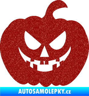 Samolepka Halloween 015 pravá dýně Ultra Metalic červená