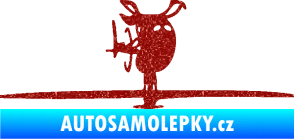 Samolepka Helikoptéra model 001 pravá Ultra Metalic červená