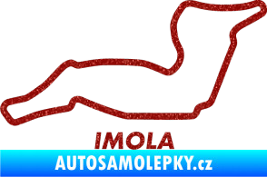 Samolepka Okruh Imola Ultra Metalic červená