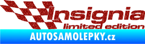 Samolepka Insignia limited edition levá Ultra Metalic červená