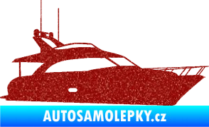 Samolepka Jachta 001 pravá Ultra Metalic červená
