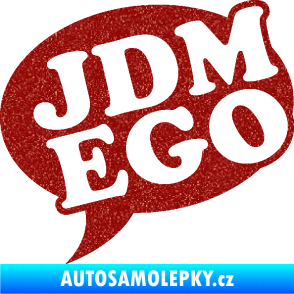 Samolepka JDM Ego Ultra Metalic červená