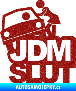 Samolepka JDM Slut 001 Ultra Metalic červená