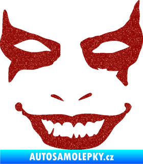 Samolepka Joker 004 tvář pravá Ultra Metalic červená