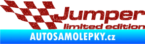 Samolepka Jumper limited edition levá Ultra Metalic červená