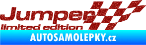 Samolepka Jumper limited edition pravá Ultra Metalic červená