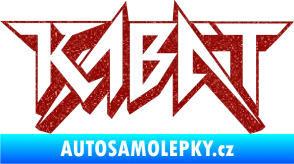 Samolepka Kabát 002 Ultra Metalic červená