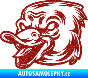 Samolepka Káčátko 001 levá Ultra Metalic červená
