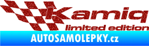 Samolepka Kamiq limited edition levá Ultra Metalic červená