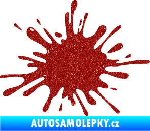 Samolepka Kaňka 002 levá Ultra Metalic červená
