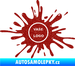 Samolepka Kaňka 003 znak Ultra Metalic červená