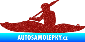 Samolepka Kanoista 003 levá Ultra Metalic červená