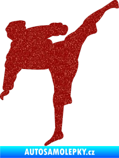 Samolepka Karate 009 pravá Ultra Metalic červená