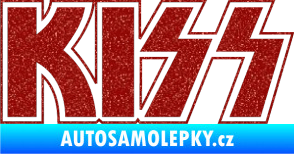 Samolepka KISS Ultra Metalic červená