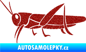 Samolepka Kobylka 002 levá Ultra Metalic červená
