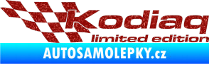 Samolepka Kodiaq limited edition levá Ultra Metalic červená