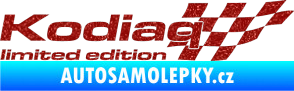 Samolepka Kodiaq limited edition pravá Ultra Metalic červená