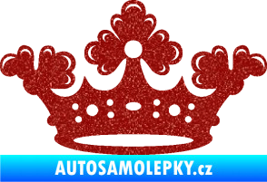 Samolepka Korunka 002 Ultra Metalic červená