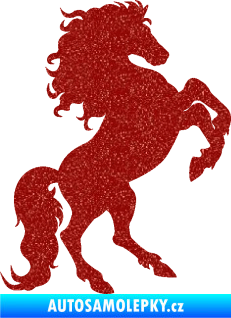 Samolepka Kůň 038 pravá Ultra Metalic červená