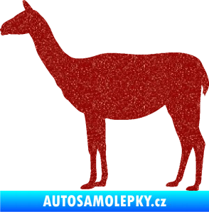 Samolepka Lama 001 levá Ultra Metalic červená