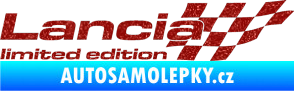 Samolepka Lancia limited edition pravá Ultra Metalic červená