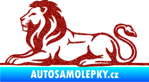 Samolepka Lev 010 levá Ultra Metalic červená