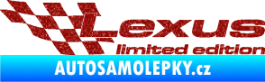 Samolepka Lexus limited edition levá Ultra Metalic červená