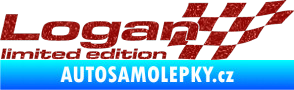 Samolepka Logan limited edition pravá Ultra Metalic červená