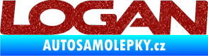 Samolepka Logan Ultra Metalic červená