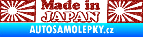 Samolepka Made in Japan 002 Ultra Metalic červená
