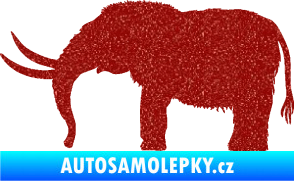Samolepka Mamut 001 levá Ultra Metalic červená