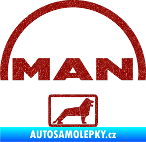 Samolepka MAN - Truck Ultra Metalic červená