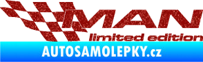 Samolepka MAN limited edition levá Ultra Metalic červená
