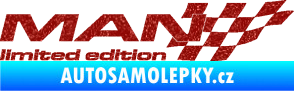 Samolepka MAN limited edition pravá Ultra Metalic červená
