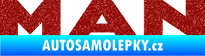Samolepka MAN nápis Ultra Metalic červená