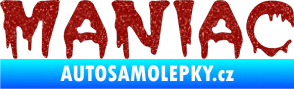 Samolepka Maniac 001 Ultra Metalic červená