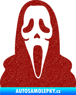 Samolepka Maska 001 scream Ultra Metalic červená