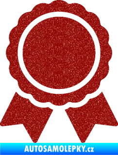 Samolepka Medaile 001 Ultra Metalic červená