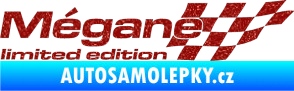 Samolepka Mégane limited edition pravá Ultra Metalic červená
