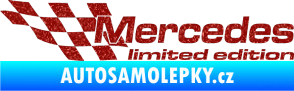 Samolepka Mercedes limited edition levá Ultra Metalic červená