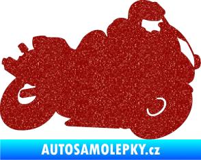 Samolepka Motorka 006 pravá silniční motorky Ultra Metalic červená