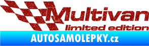 Samolepka Multivan limited edition levá Ultra Metalic červená