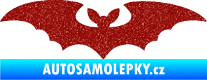Samolepka Netopýr 006 Ultra Metalic červená