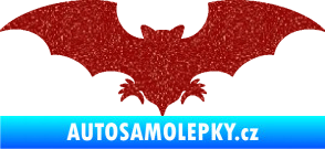 Samolepka Netopýr 007 Ultra Metalic červená