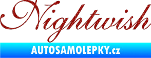 Samolepka Nightwish Ultra Metalic červená