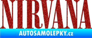 Samolepka Nirvana 001 Ultra Metalic červená