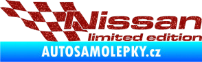 Samolepka Nissan limited edition levá Ultra Metalic červená