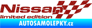 Samolepka Nissan limited edition pravá Ultra Metalic červená