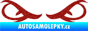 Samolepka Oči 001 Ultra Metalic červená